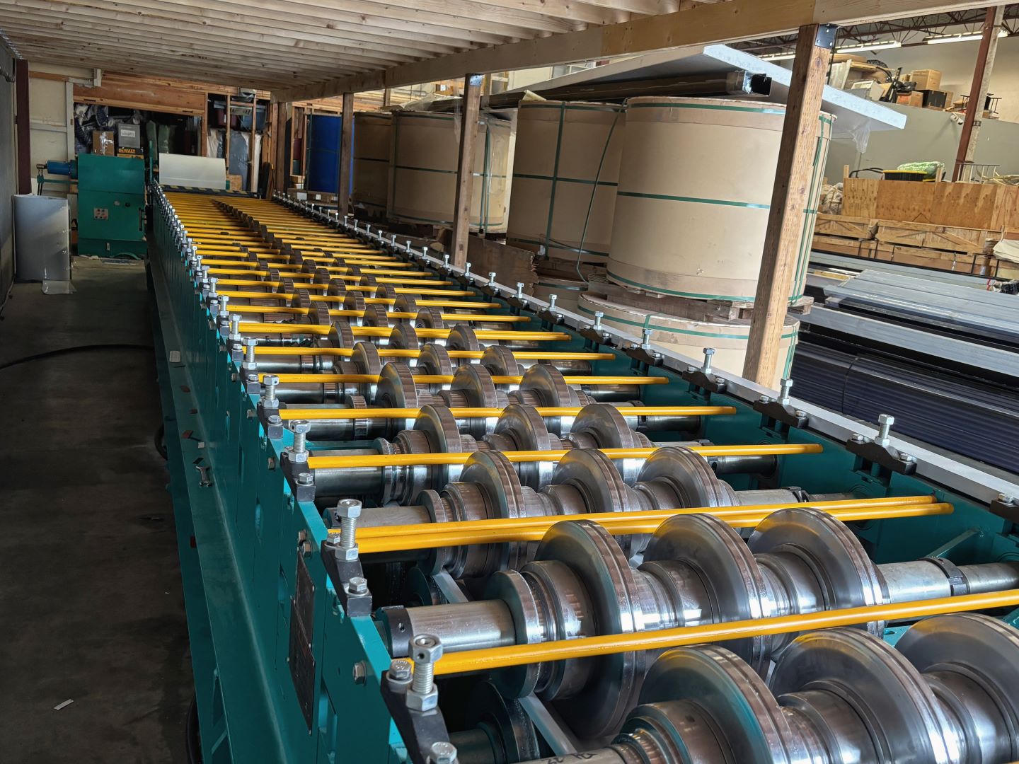 A special designed v-panel machine